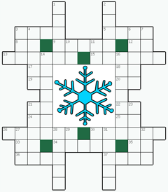 Кроссворд №298: Снежинка
. Сетка кроссворда: 13х15

